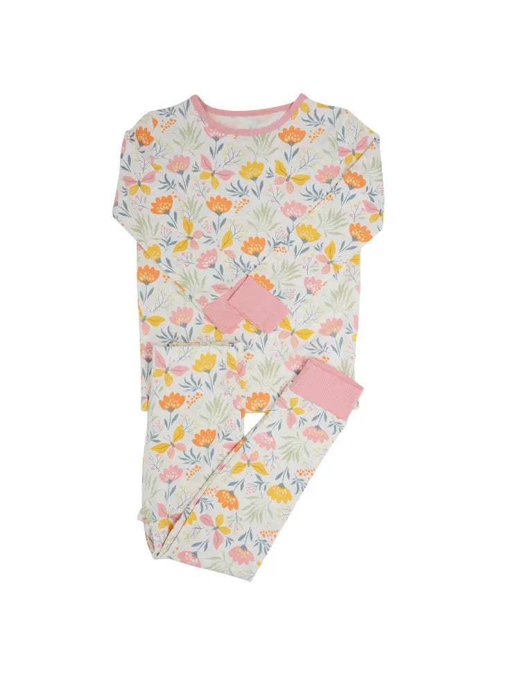 Tommy Hilfiger Toddler Little Big Girls 2 Pc Butterfly Pajama Set Gray Size 2xs main image 0