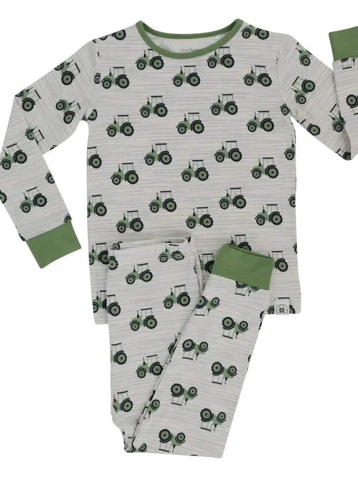 Tractor Big Kids Pajama Set Our New Baby! Inc