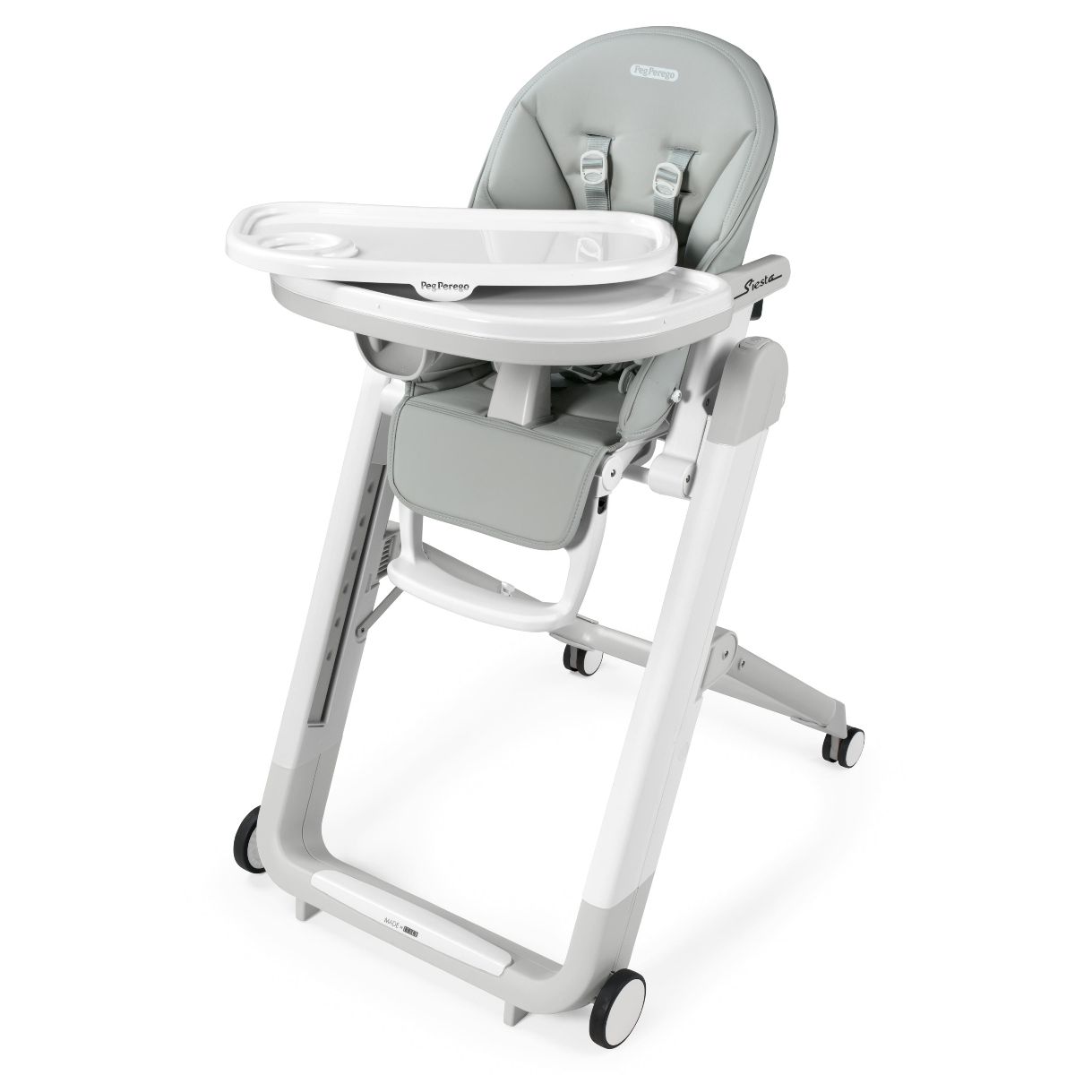 Peg Perego Siesta High Chair - Pure Grey – Our New Baby! Inc