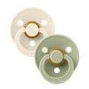 BIBS Latex Colour Paci 2-Pk - Size 2