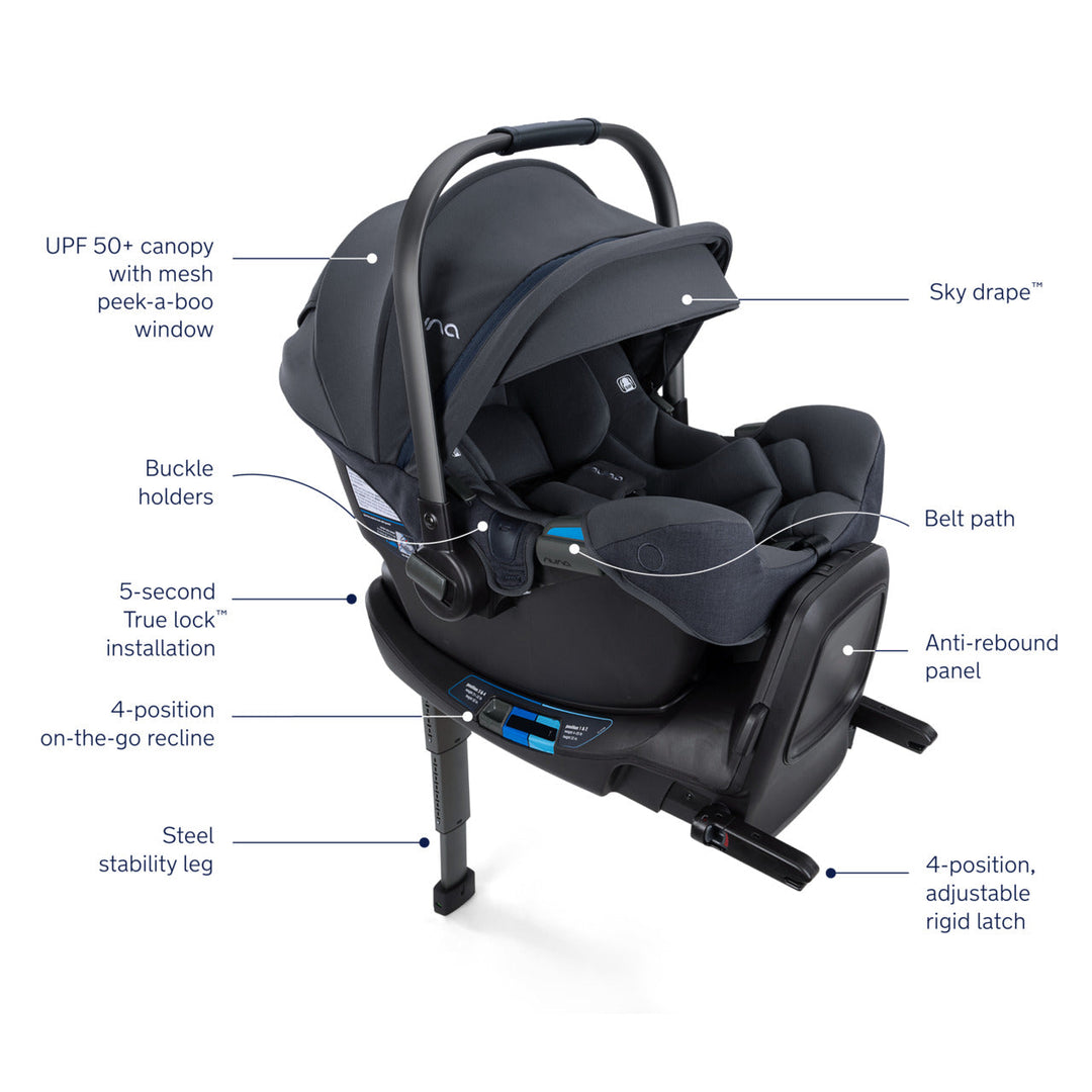Nuna PIPA RX Infant Car Seat RELX Base – Our New Baby! Inc