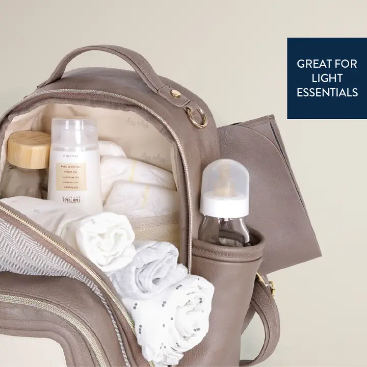 Itzy Mini Plus Diaper Bag - Vanilla Latte – Our New Baby! Inc