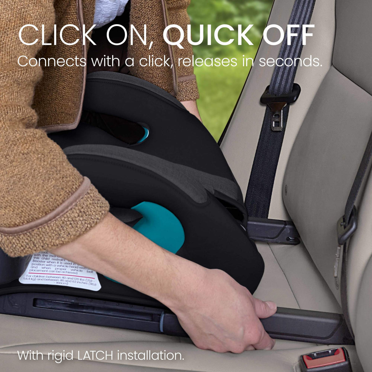 Britax UpNGo Click Backless Booster Car Seat with LATCH – Our New Baby! Inc