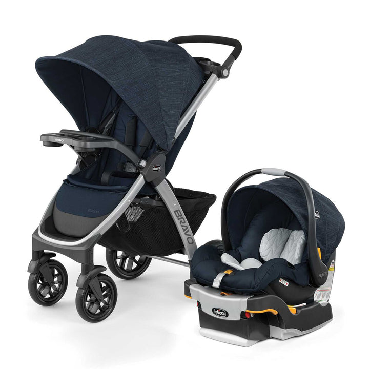 chicco stroller blue Chicco Bravo Trio Travel System