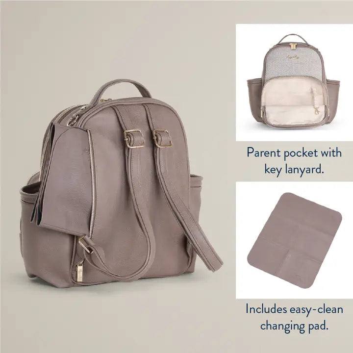 Itzy Mini Plus Diaper Bag - Vanilla Latte – Our New Baby! Inc