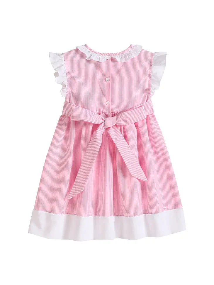 Big Sister Smocked Dress – Our New Baby! Inc