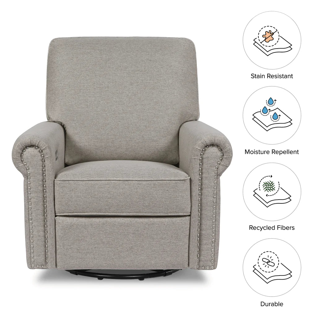 Linden Swivel Glider Power Recliner Our New Baby Inc